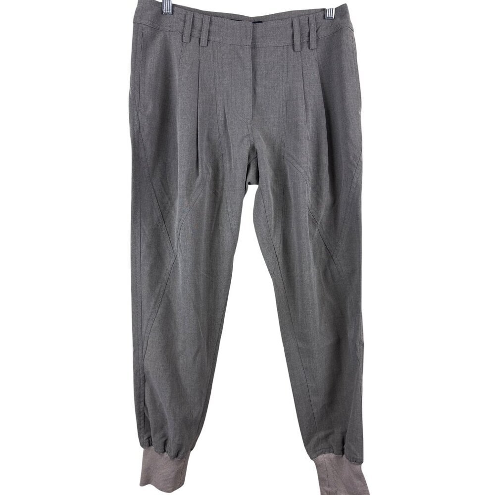 NEW James Jeans Women's Utility Harem Pants Relaxed Side Pocket Taupe Size 25